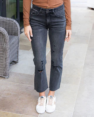 mel's fave straight leg cropped denim SALE