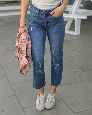 mel's fave straight leg cropped denim SALE