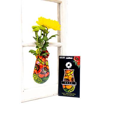 Suction-Cup Flower Vase