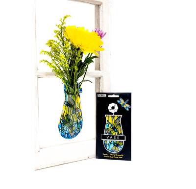 Suction-Cup Flower Vase