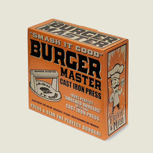 Load image into Gallery viewer, Trixie &amp; Milo - BURGER MASTER - cast iron weight for making &quot;smash burgers&quot;
