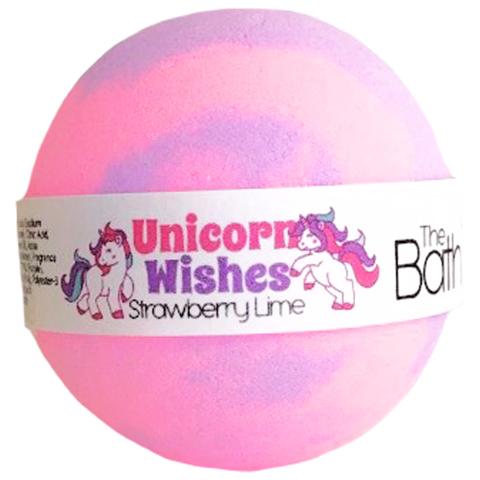 Unicorn Wishes Bath Bomb (Strawberry Lime)