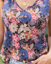 Load image into Gallery viewer, V-Neck Floral Cami Moonlight Floral
