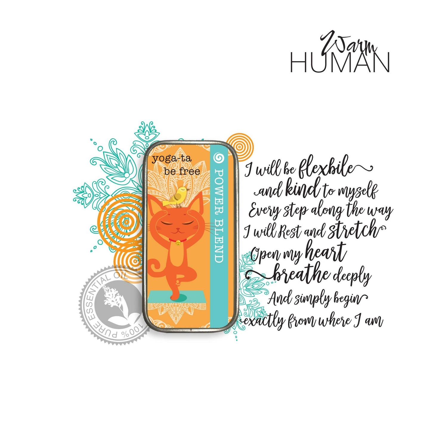 warm human - Yoga-ta Be Free -Blend- 100% Pure Essential Oil Perfume