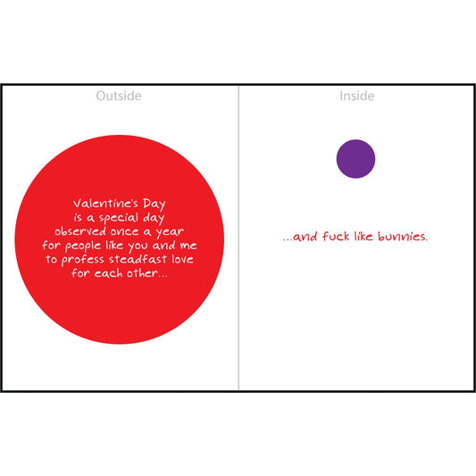 "Fuck Bunnies" Greeting Card
