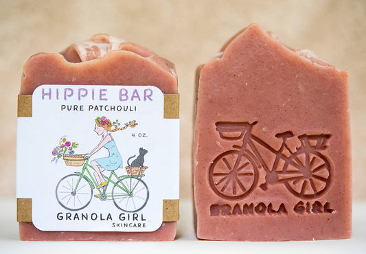 Granola Girl Skincare - Hippie Bar Soap- Pure Patchouli.