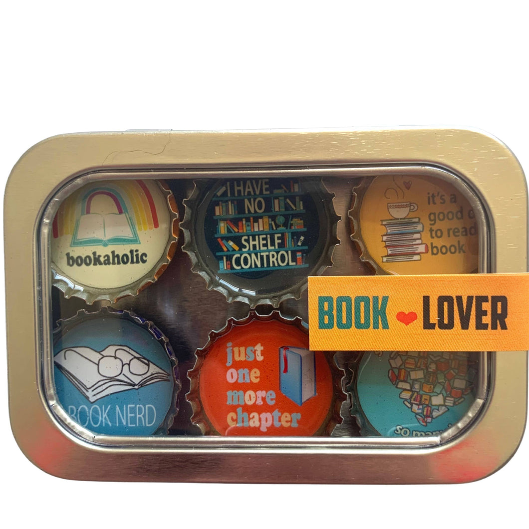 Kate's Magnets - Book Lover Magnet - Six Pack
