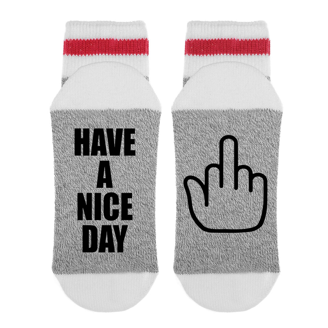 Sock Dirty to Me - Have a Nice Day Fu - Socks