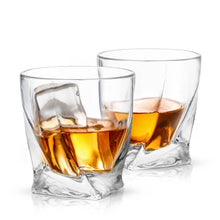 Load image into Gallery viewer, JoyJolt - Atlas Crystal Whiskey Glasses
