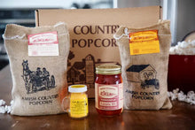 Load image into Gallery viewer, Amish Country Popcorn - Burlap Gift Box
