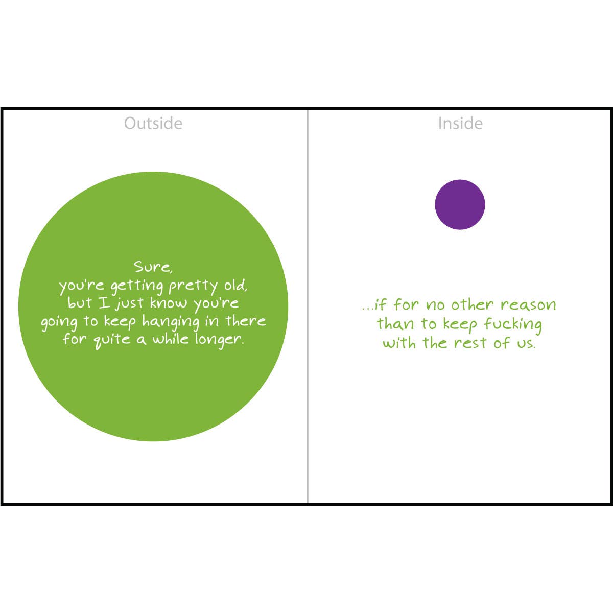 "Fucking With Us" Greeting Card