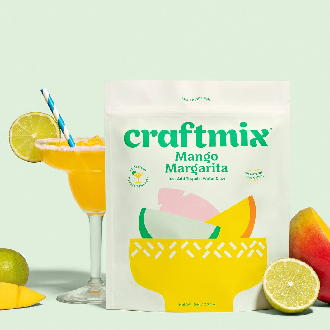 Craftmix - Mango Margarita Cocktail Mixer - 12 Pack