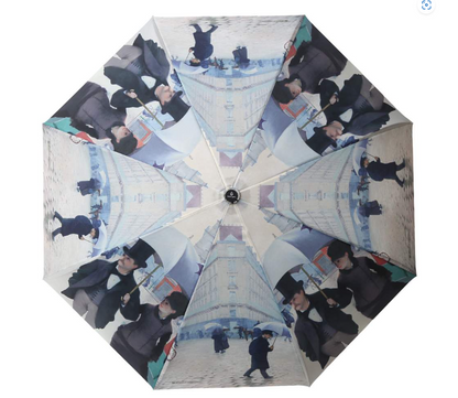 Reverse-Opening Umbrella