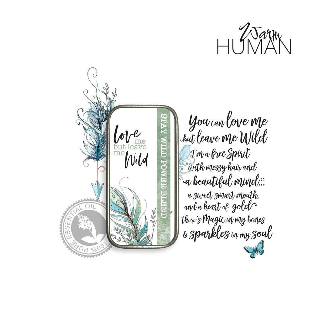 warm human - Stay Wild - Blend - Essential Oil Solid Perfume