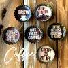 Kate's Magnets - Coffee - 6 pack