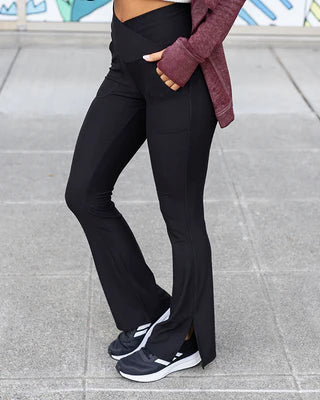 Cross Front Flare Live-In Leggings SALE