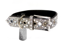 Load image into Gallery viewer, Diamonds in the Ruff Dog Collar
