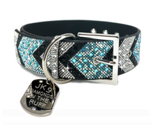 Load image into Gallery viewer, Diamonds in the Ruff Dog Collar
