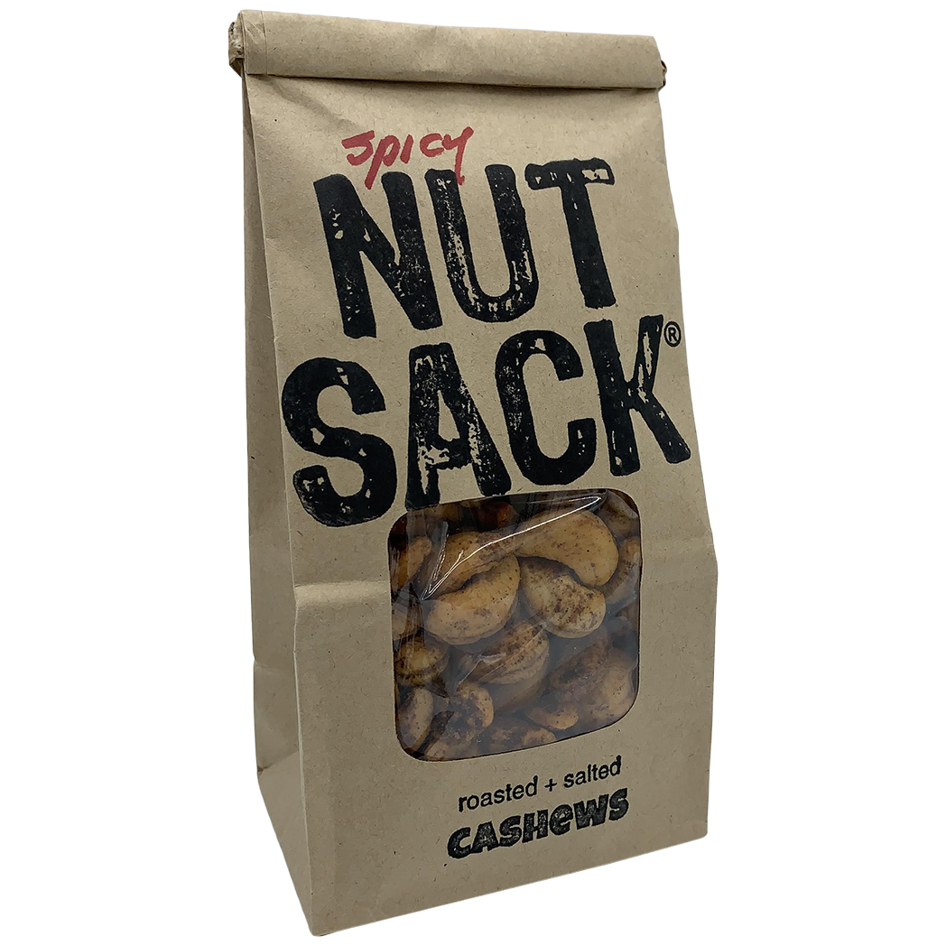Nutsack Foods - Spicy Cashews - Roasted Nuts