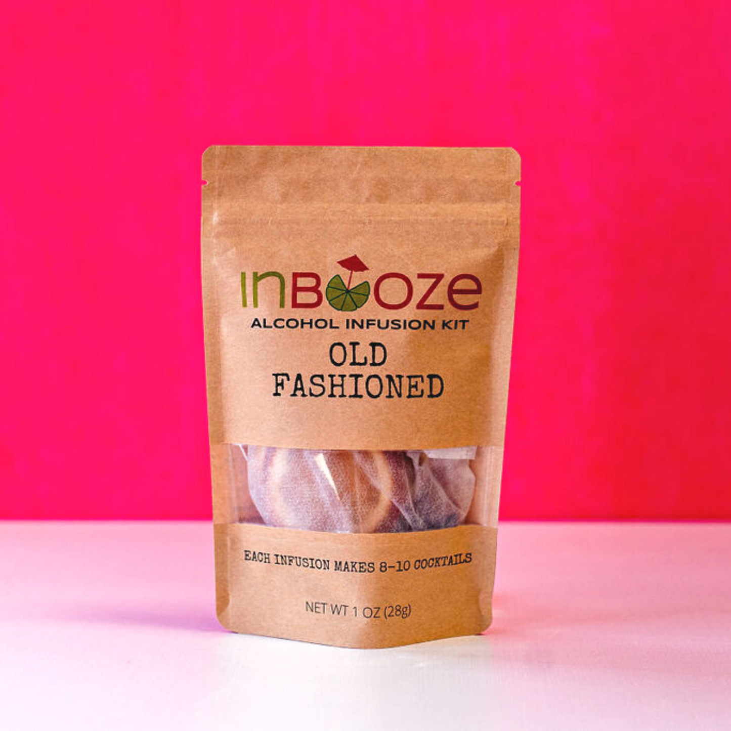 InBooze - Old Fashioned Cocktail Kit to Infuse Whiskey or Brandy