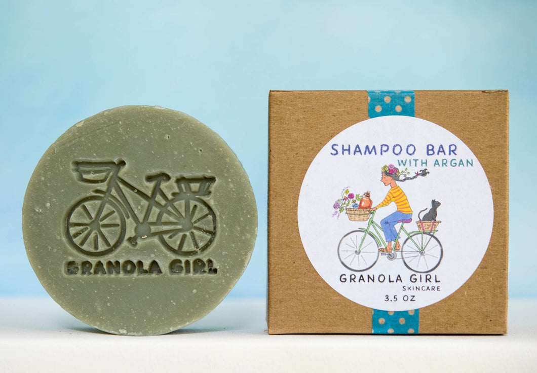 Granola Girl Skincare - Shampoo Bar with Argan Oil- Zero Waste Hair Care