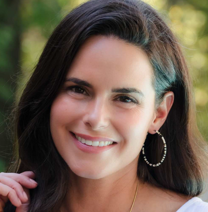 Hoop Earrings with Beads