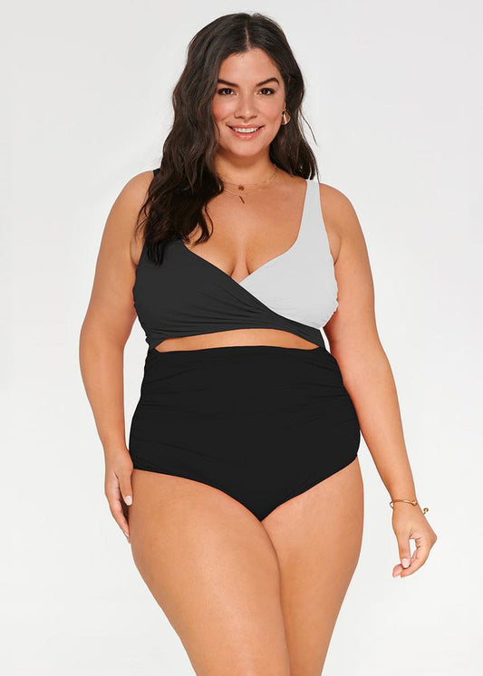 Everyday Sunday The Wrap One-Piece Swimsuit Plus