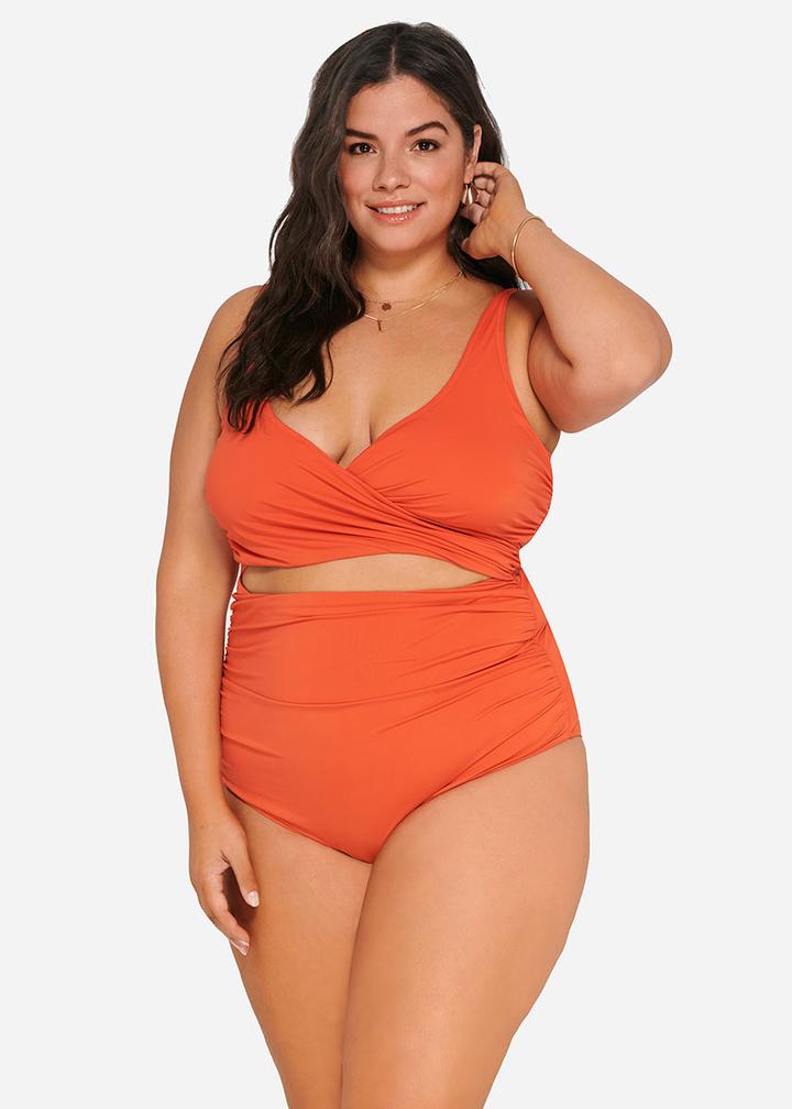 Everyday Sunday The Wrap One-Piece Swimsuit Plus