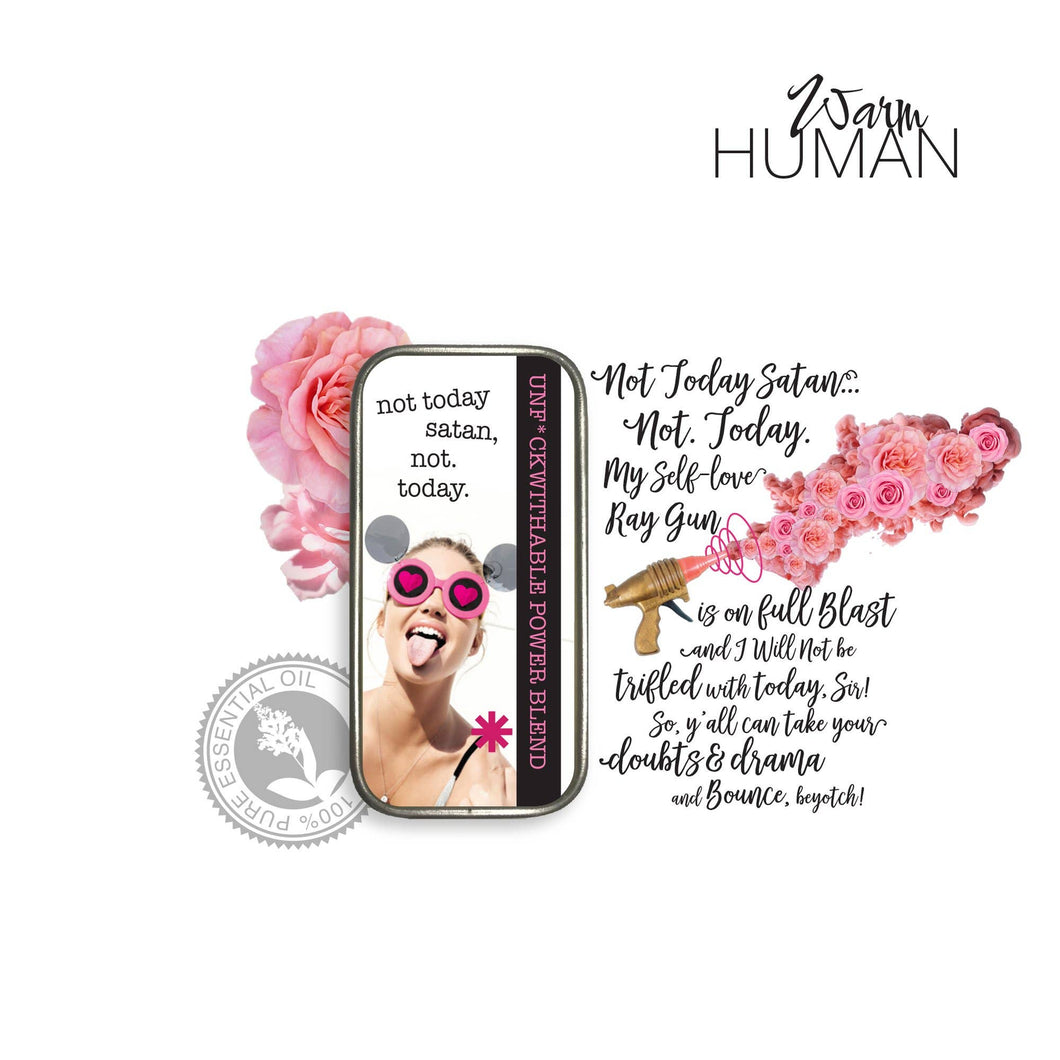 warm human - Unf*ckwithable Blend Essential Oil Solid Perfume