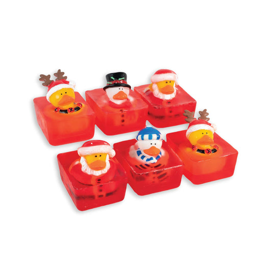 Snowman and Santa Toy Soap Bar