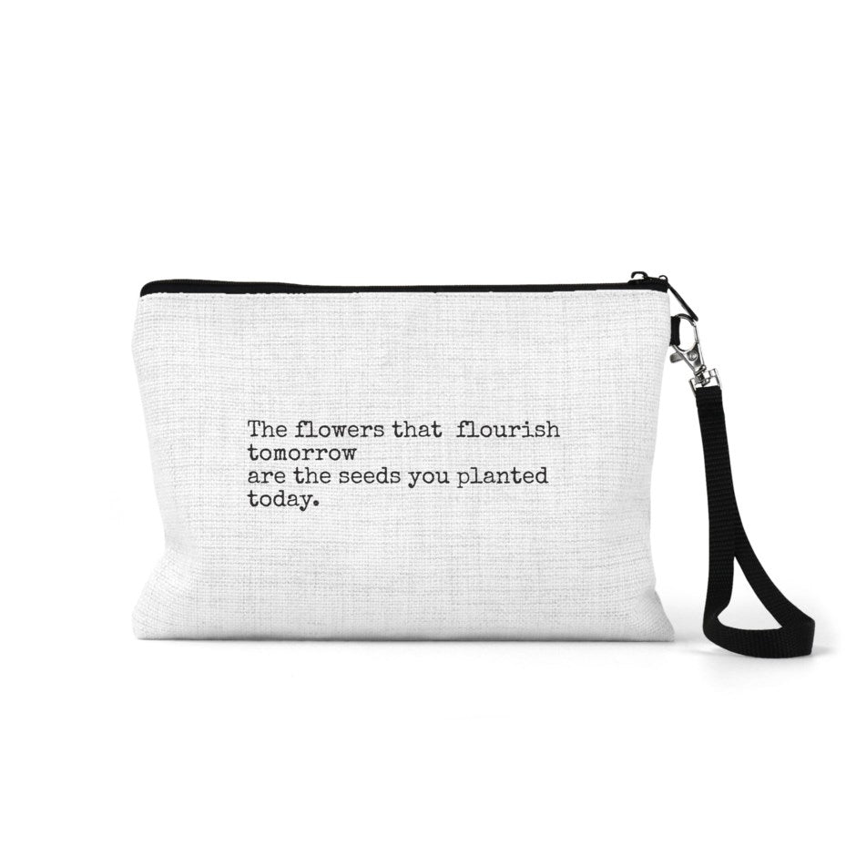 Linen Zippered Bag