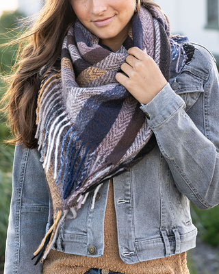 Fall Fringe Scarf