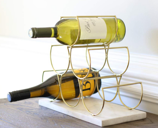 Gold Wine Rack