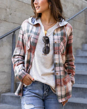 Load image into Gallery viewer, Hooded Flannel Shacket SALE
