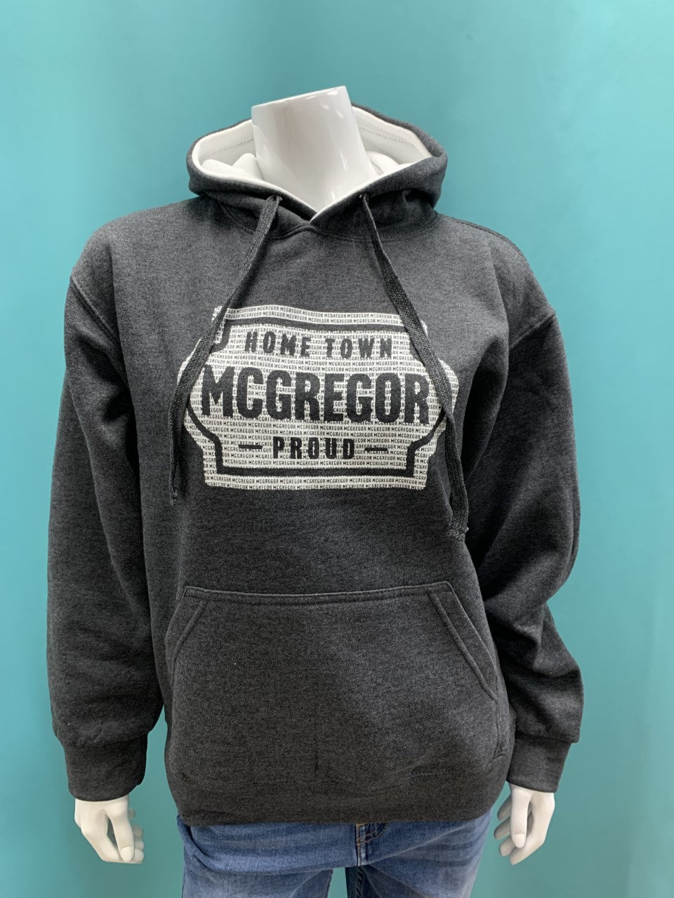 Hometown McGregor Proud Hoodie - Charcoal