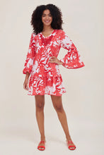 Load image into Gallery viewer, Ilaria Tie Back Flared Sleeve Dress
