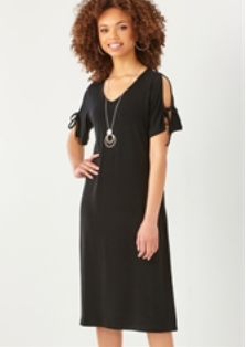 Curvy Isabela Cold Shoulder Dress Plus