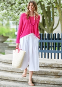 Jasper Linen Cropped Pants