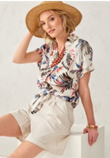 Leonie Linen Flowing Short