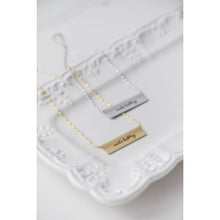 Load image into Gallery viewer, Bar Necklace and Bookmark Gift Set
