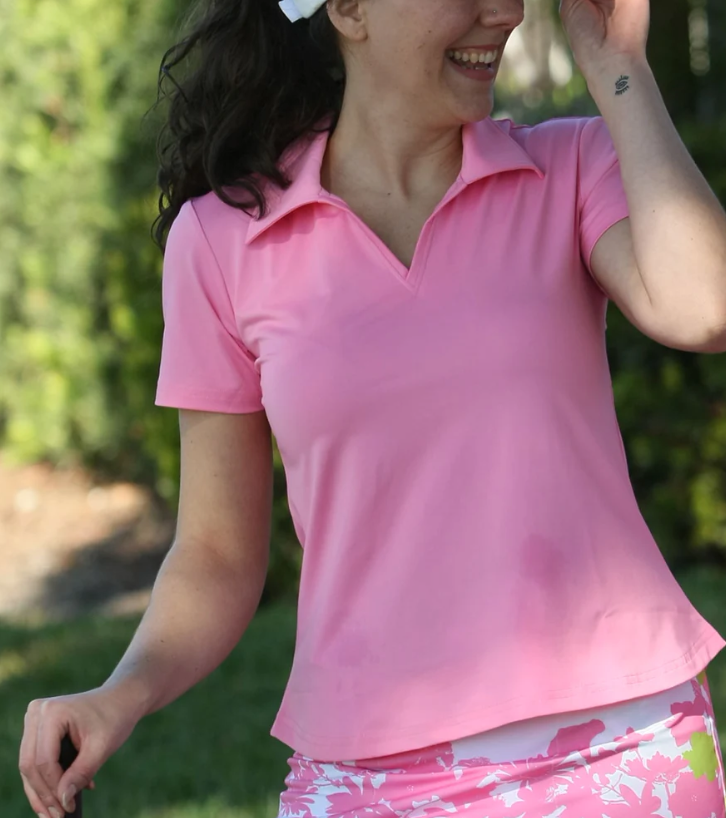 MER SHORT SLEEVE JOHNNY COLLAR POLO