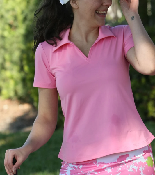 MER SHORT SLEEVE JOHNNY COLLAR POLO