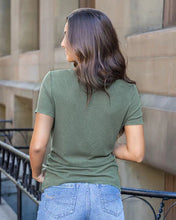 Load image into Gallery viewer, Mineral Washed Ribbed Tee SALE
