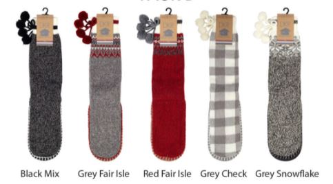 Cottage Collection Mocassin Socks