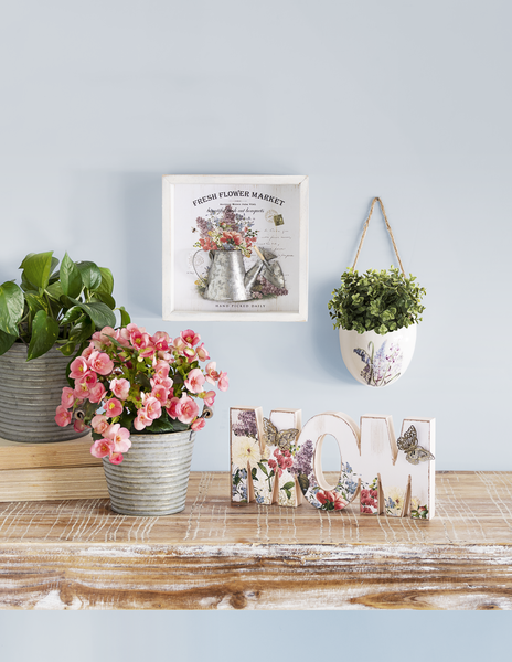 La Fluer Mom Block Sign