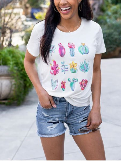 Patched Distressed Shorts