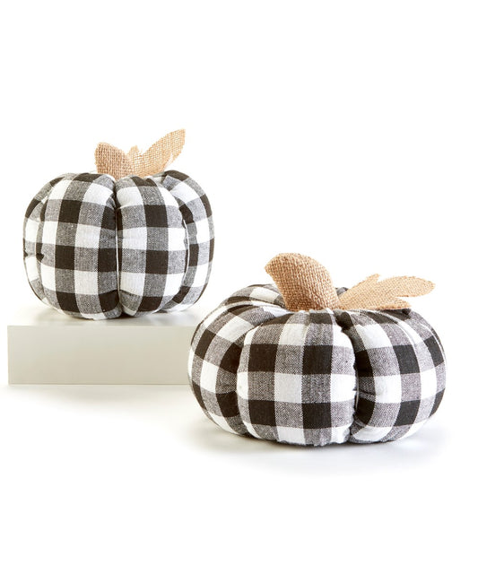 Plaid Plush Pumpkins