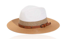 Load image into Gallery viewer, Raffia Sunhat Elsie &amp; Zoey
