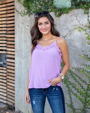 Load image into Gallery viewer, Ruffle Trim Cami SALE
