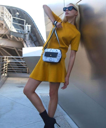 Saffi White Small Crossbody Bag